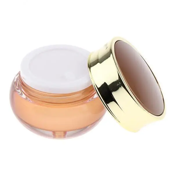

Cosmetic Jar Pot Refillable Acrylic Container Wide Mouth Makeup Storage for Skin Care Products and Beauty Tools