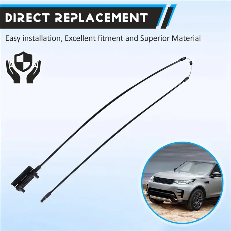 Reliable-Car Bonnet Hood Release Cable LR117458 For Land Rover Discovery For Evoque 2009- 2018 Range Rover