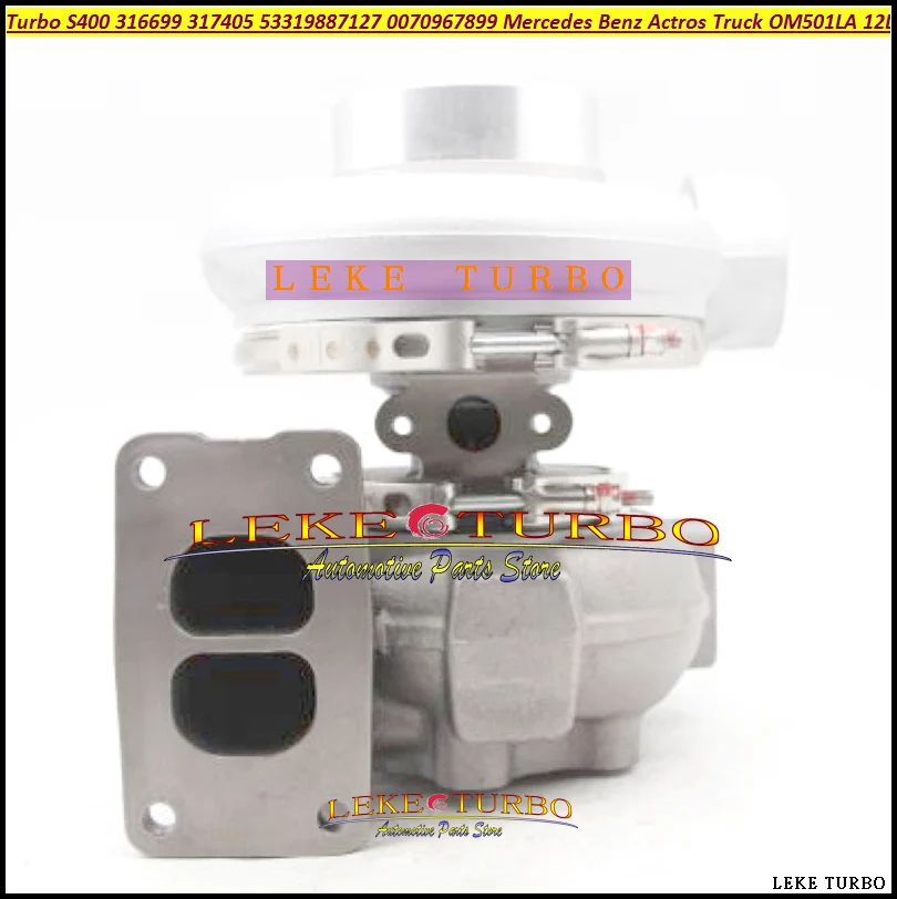 توربو S400 316699 317405 53319887127 0070967899 0060966699   لشاحنة مرسيدس بنز أكتروس OM501LA 12L 315KW Euro 3 1997-2011