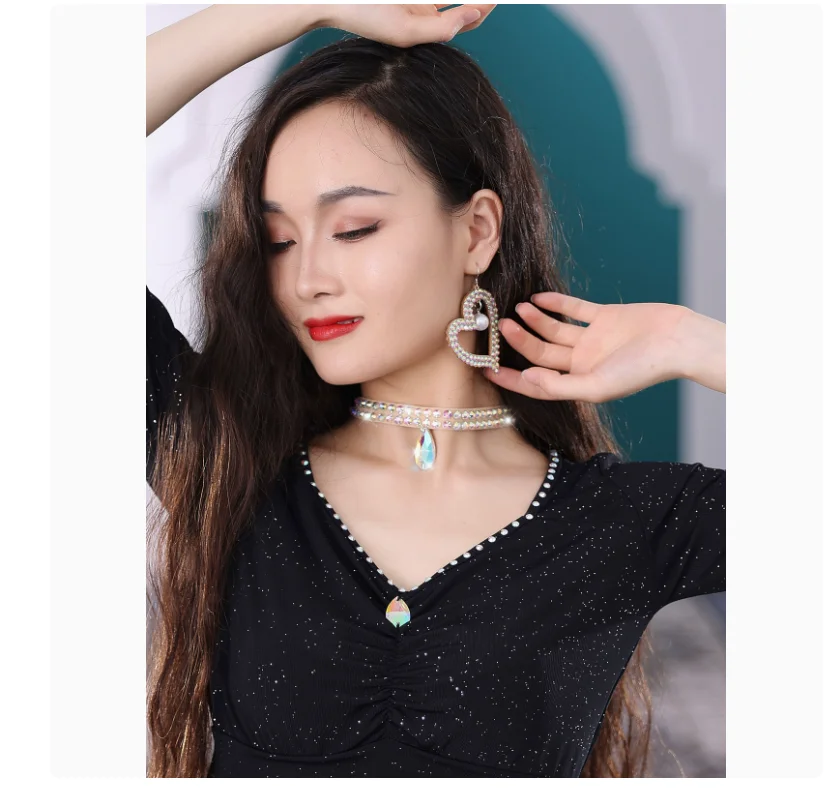 1pcs/lot Woman Fashion Dance Necklace Lady Necklace Dance Accessoiries view 2