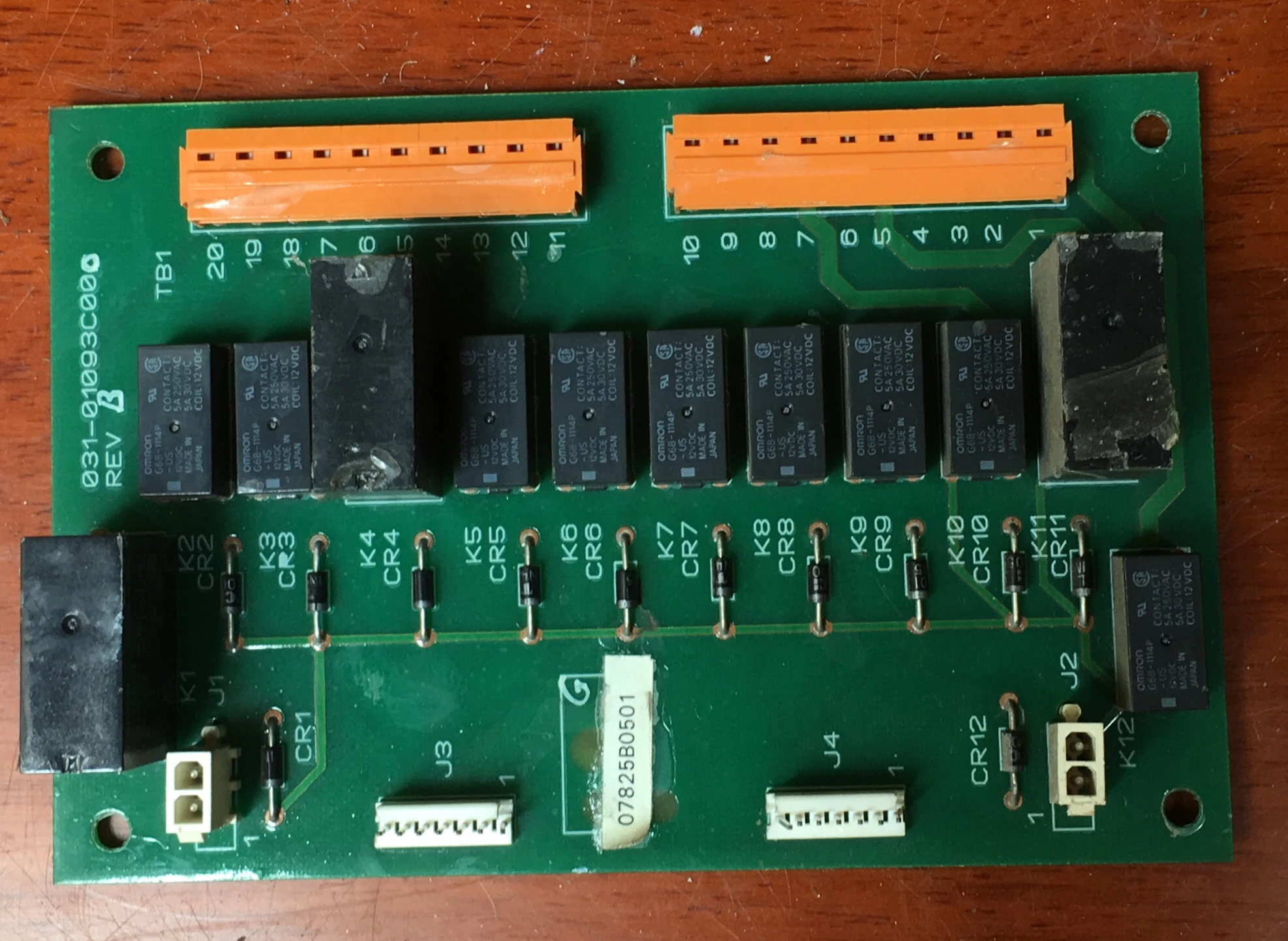 031-01093C000 main board circuit board