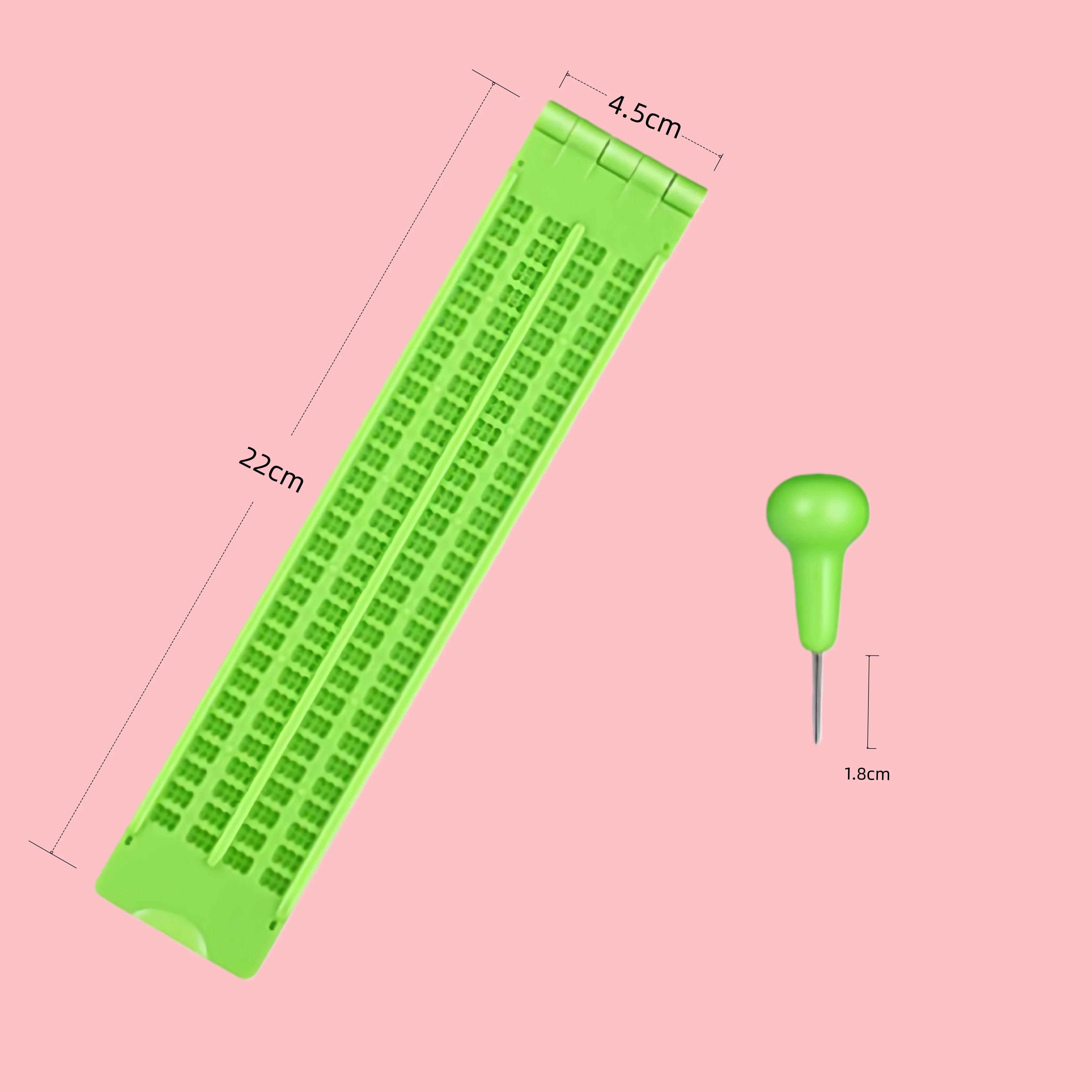 Picture 5: Braille Writing Board with Pin Pen for the Blind Visually Impaired People Stationary Tools Visual Impairment