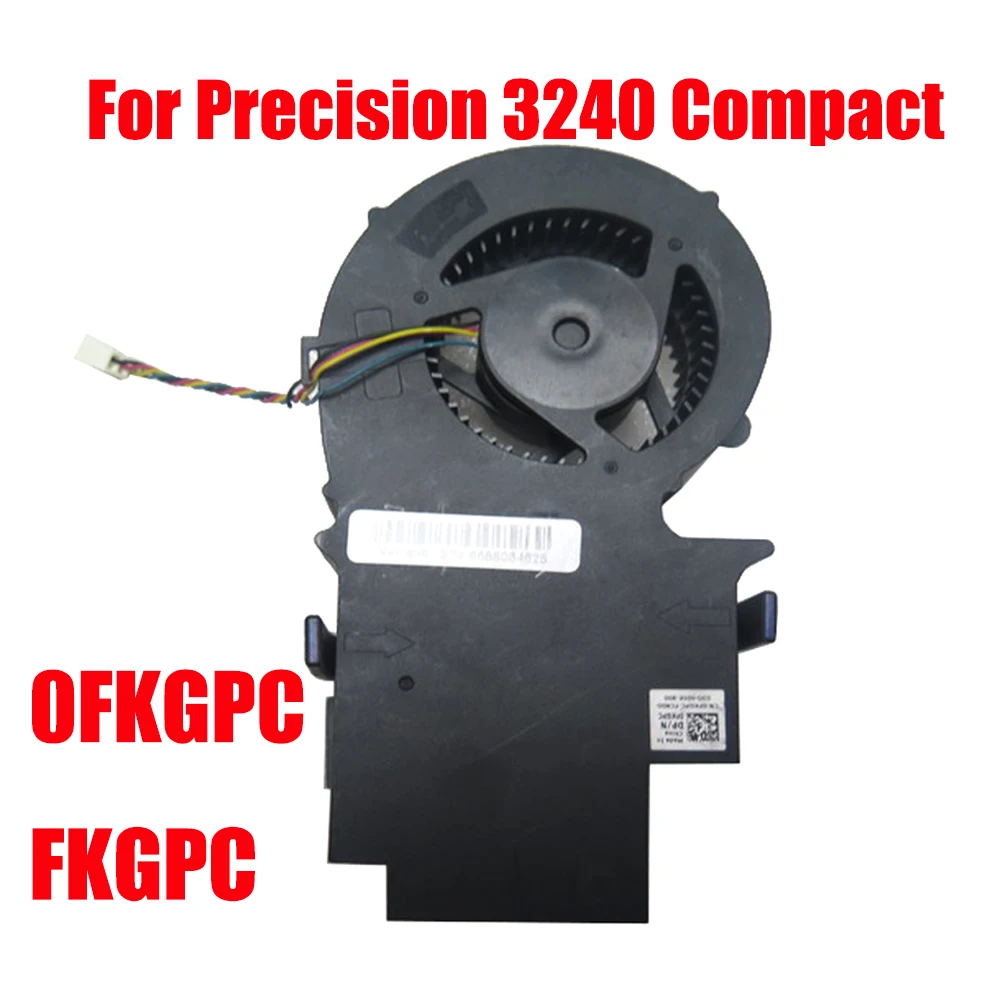 Cooling Fan For DELL For Precision 3240 Compact 0FKGPC FKGPC-A00 PVB080J12H-P01-P01 PVB080J12H-P01-01 DC12V 1.00A 4PIN New