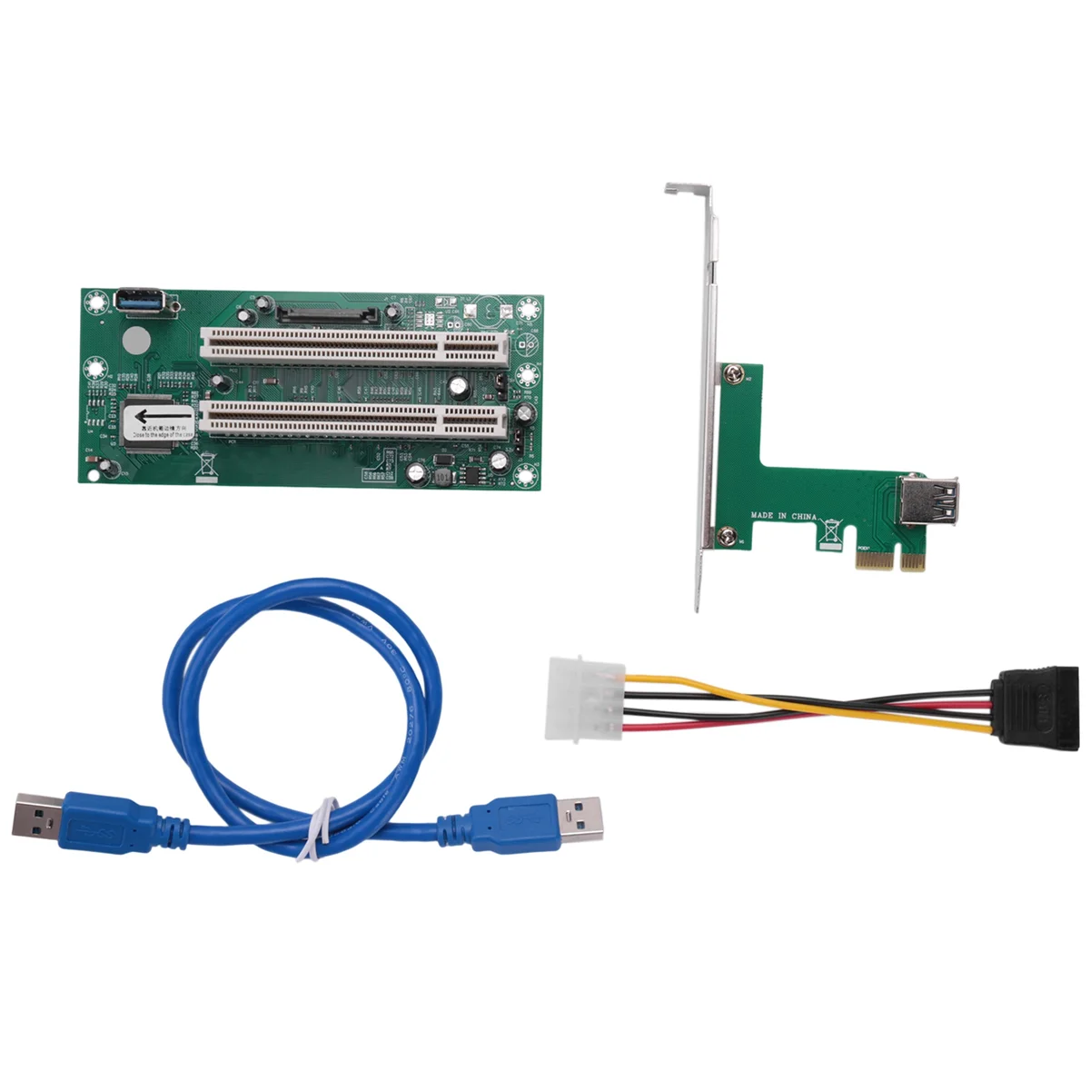 Карта адаптера PCI Express на двойной PCI PCIe X1 к маршрутизатору, 2 слота PCI, переходная карта, 2,5 Гбит/с, поддержка окна Linux