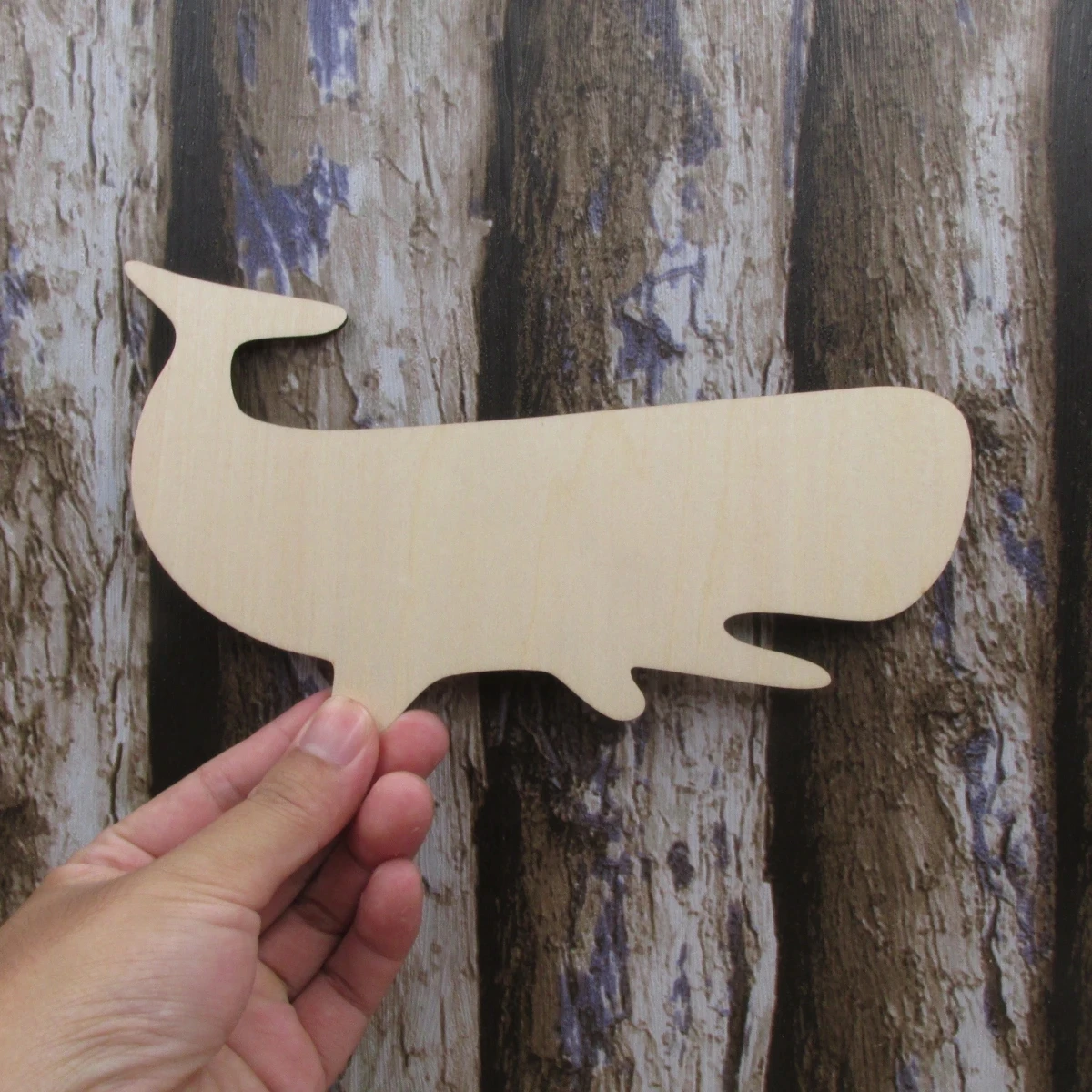 5,1–20,3 cm dick, unlackiert, blanko, Holz, unter dem Meer, Tier-Dophin-Laser, ausgeschnitten, Holzform, Bastelbedarf, Holzhandwerk-Ausschnitt – Detail 35