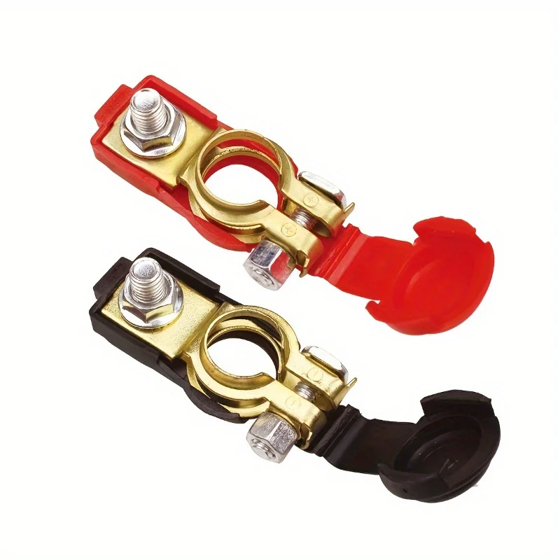 

a set Universal Negative & Positive Battery Cable Terminals - Automotive Terminal Clamps ConnectorsInner diameter 17-18mm