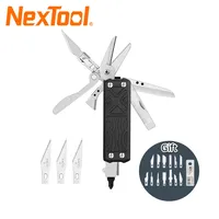 NexTool Pocket Multitool E1 10 In 1 EDC Multi Functional Tools Replaceable Carving Knife Folding Scissors Screwdriver Scraper