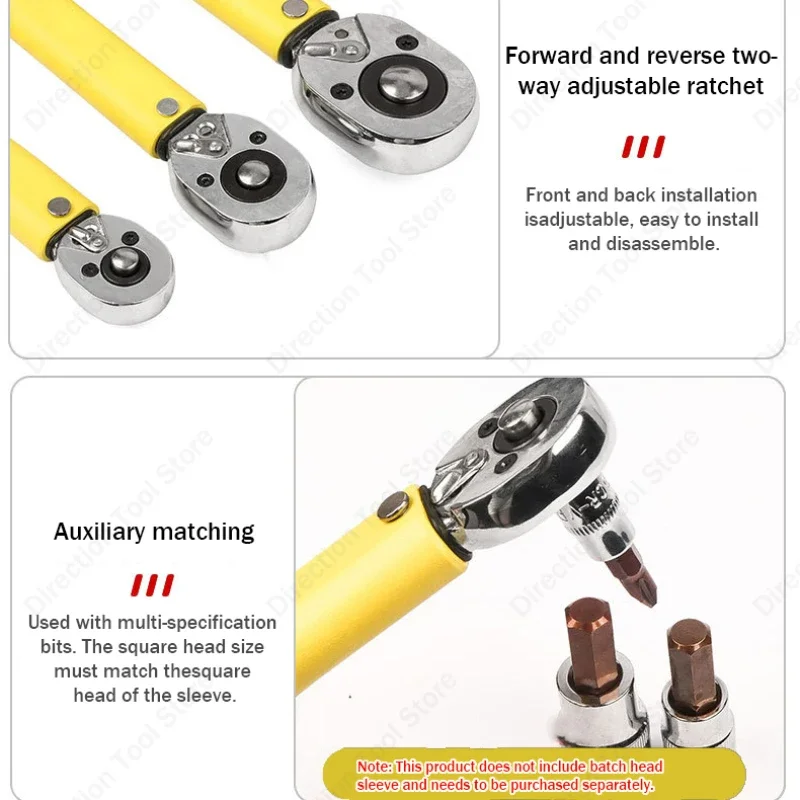 Imagem -06 - Chave de Torque 2210n.m Chave de Torque Reversível Precisa Profissional Bicicleta Motocicleta Carro Ferramenta Automotiva