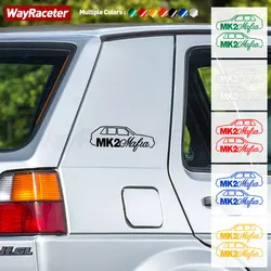 2 Pcs Door Side Fender Window Sticker Trunk Bumper Body Graphics Vinyl Decal For Volkswagen Golf 2 VW MK2 GTI Accessories