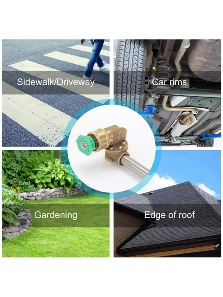  Pressure Washer Adapter for Garden Yard Cleaning Extension Rod Replacement