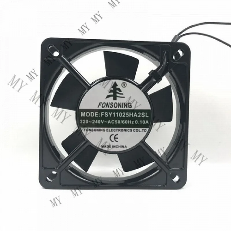 

TT 1 шт. для вентилятора FONSONING FSY11025HA2SL AC 220 В 11025 11 см охлаждающий вентилятор для шкафа 2 провода