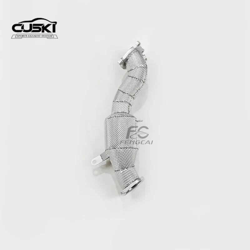 

Stainless steel car exhaust modification accessories suitable for Cadillac ATS/ATSL 2.0T 2014-2017 cat free exhaust downspout