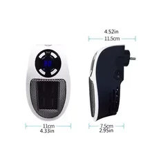 سخان عن بعد 500 واط سخان سخان كهربائي محمول المكونات في الحائط سخان الغرفة الأجهزة المنزلية مدفأة مشعاع صغير