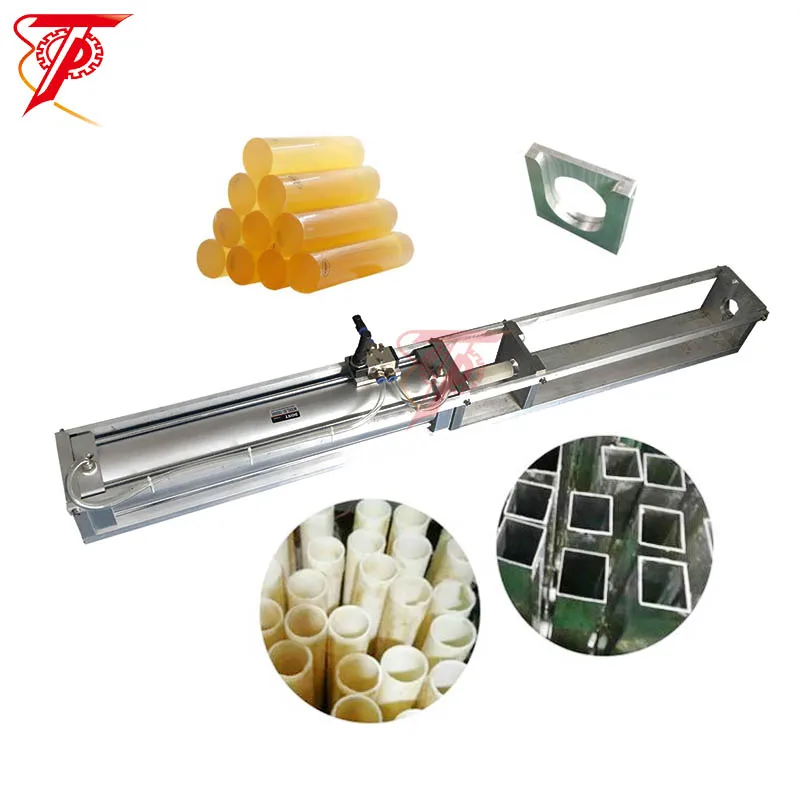 

Pneumatic pushing transparent mini small soap extruder