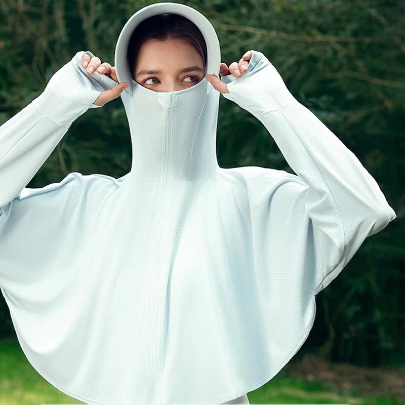 

Summer Bucket Hat UPF 50+ UV Sun Protection Clothing Women Zip Up Hoodie Long Sleeve Breathable Outdoor Clothes Hiking Jacket