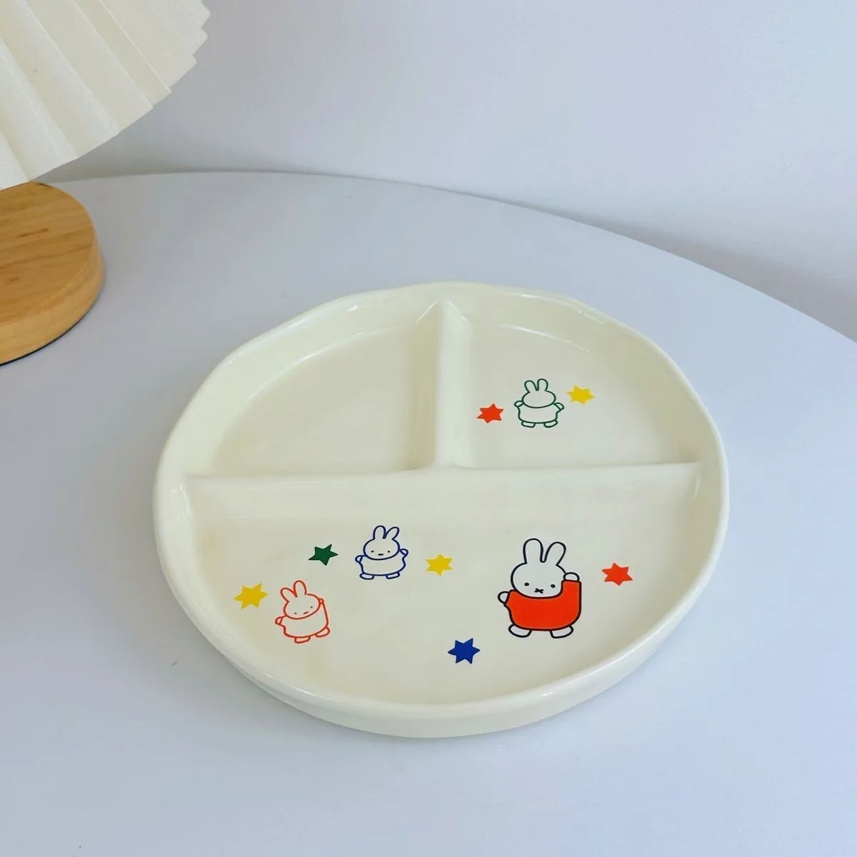 Kawai Miffy Ceramic Tableware: Tortoise Soup Bowls Noodle Bowls Compartmentalized Plates Round Plates Spoons Chopsticks Gift