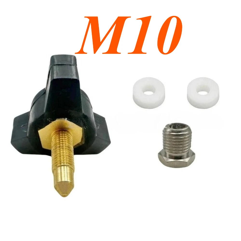

M10 Air Vent Screw for Pneumatic Fittings - Bleeder Valve Replacement Part with Brass Material for Industrial Air Systems