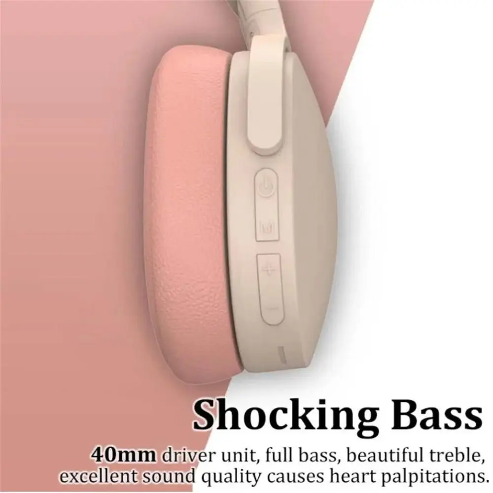 2023 New Wireless Bluetooth Headphone 5.1 with 3.5mm Cable Subwoofer Stereo Noise Reduction Headset with Microphone Game Headset