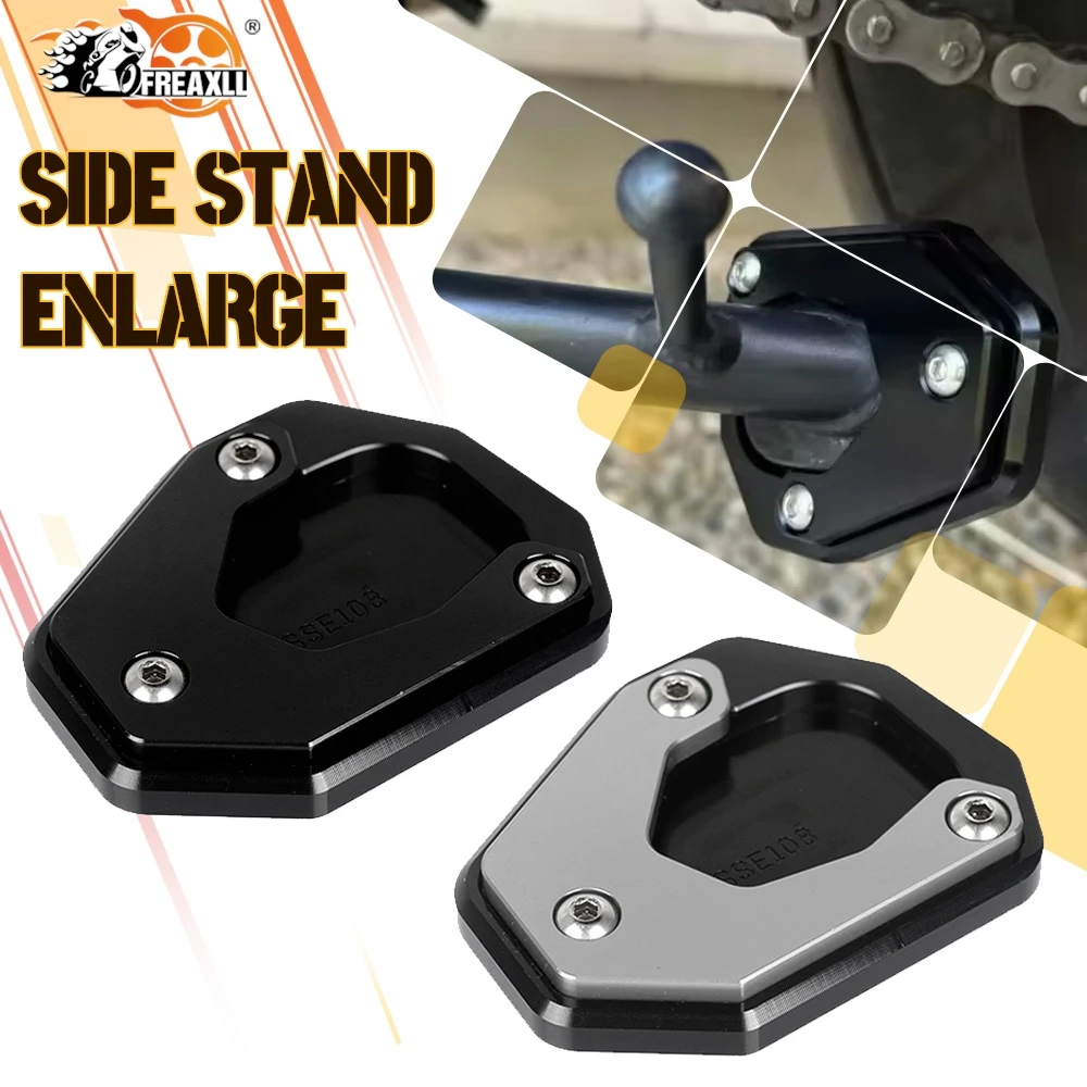 

NEW Motorcycle For LONCIN VOGE 350 500 650 AC DS 650DS 500DS LX500R 350AC 500R Kickstand Side Stand Enlarger Extension Plate Pad