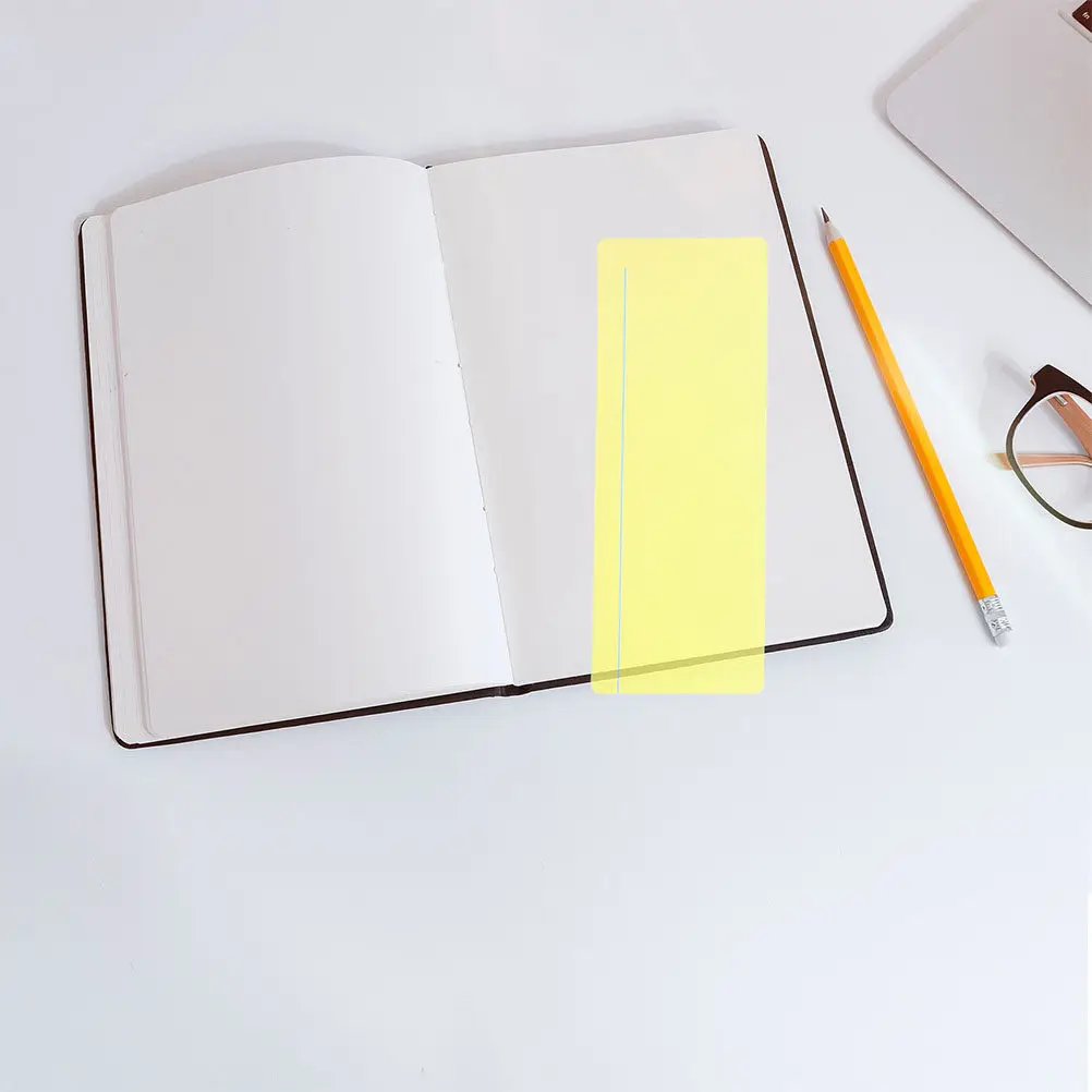 16Pcs Versatile Colored Reading Highlight Strips Plastic Bookmark Guide Strip for Students Teachers Track Text Enhance