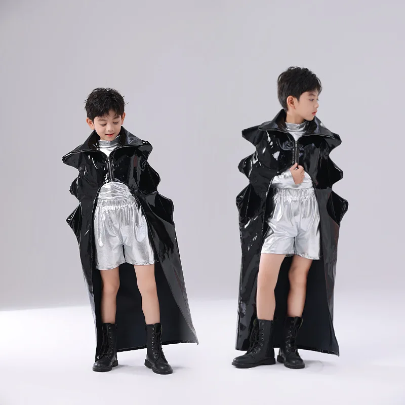 

Boys Sun Child Blast Aviation Theme Children's Locomotive Catwalk Technology Future Sense Locomotive Performance Costume