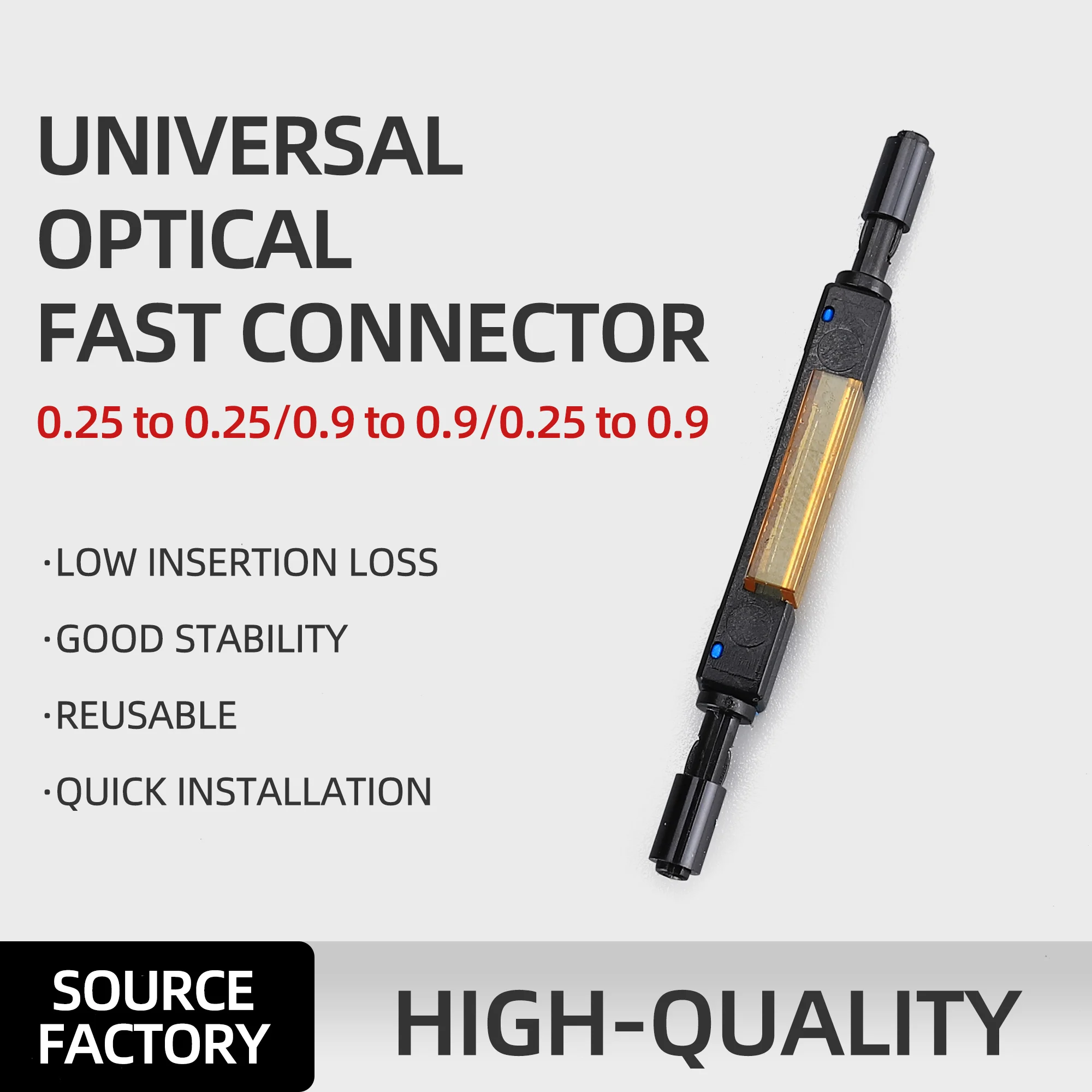 

5pcs/Lot Free Shipping Wholesale Optical Fiber Mechanical Splice L925B Fiber Optic Quick Connector for Drop Cable KELUSHI