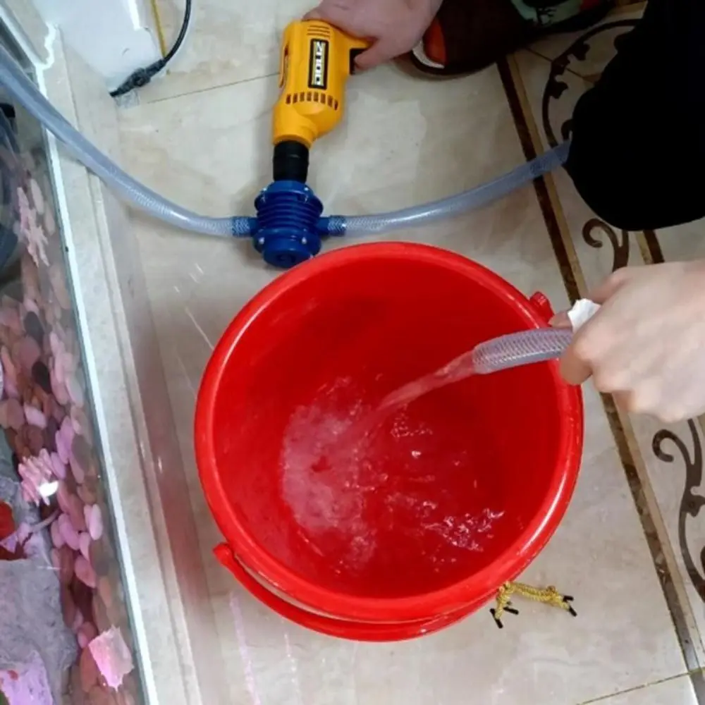 

Небольшой электрический буровой насос с круглым хвостовиком, портативный насос для перекачки жидкости, самовсасывающий высококачественный самовсасывающий центробежный насос