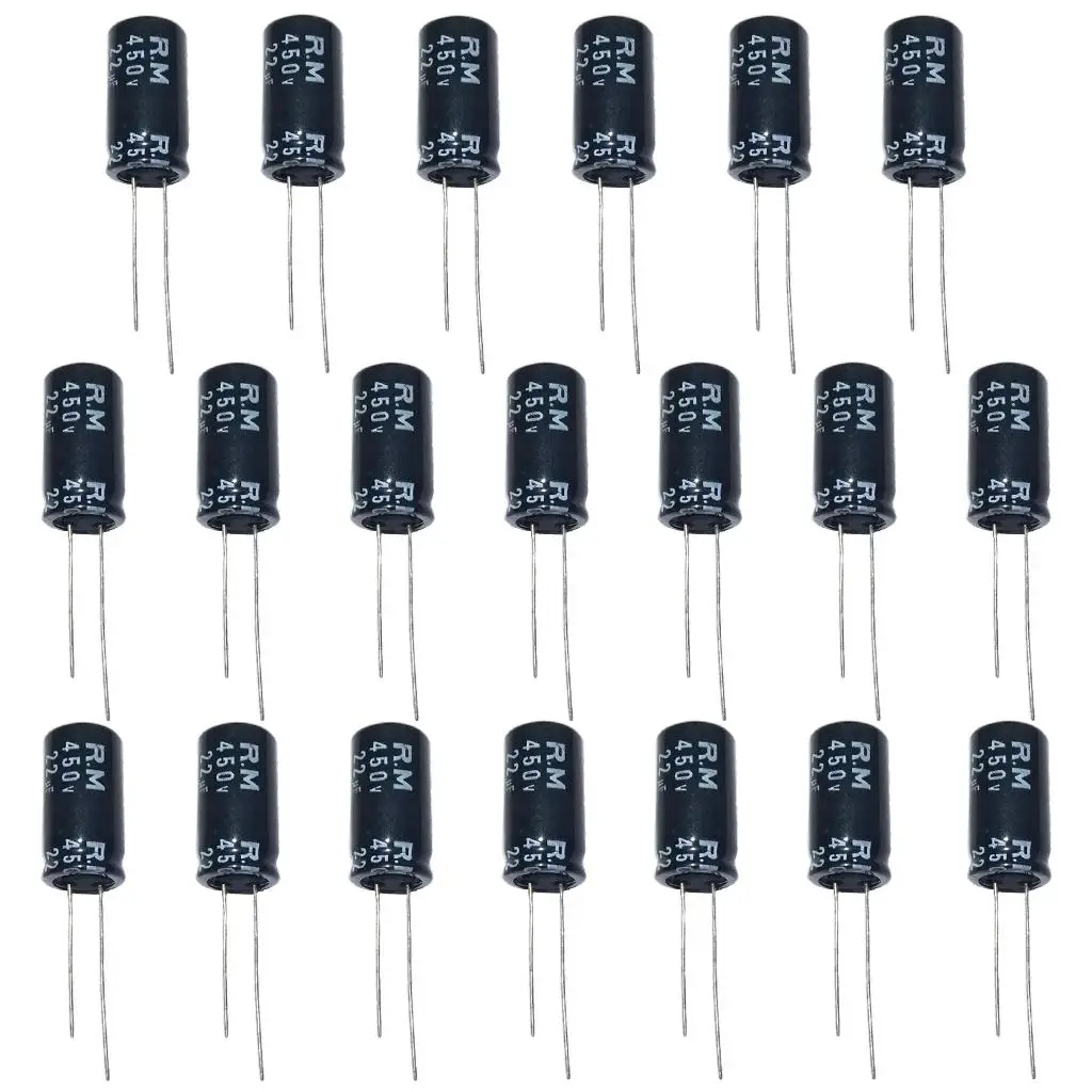 20Pcs Aluminum Electrolytic 85 Degree Axial Electrolytic Excellent Humidity 2uf 450 for Tube Amplifier TV Radio Tinker DIY image 2