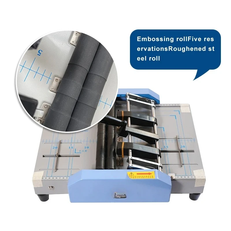 olding Machine Stapling Machine Folding MachineryFactory Wholesale Booklet Maker Manual Desktop Paper F