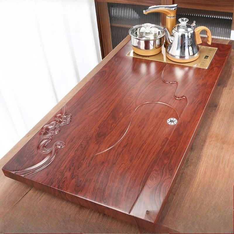 Solid wood household kettle integrated large tea