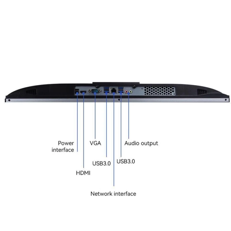 AOC Alles-in-één Zakelijk Desktop 23,8" FHD-scherm AMD R5 5600G-processor 16 GB RAM ITB SSD Windows 11 Home Wi-Fi PC Kantoorwerk