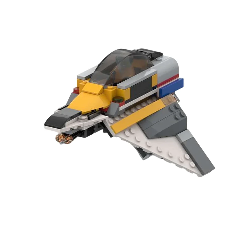 155pcs MOC City Starfighter Model Building Blocks Christmas Gifts Brick Birthday Idea DIY Collection Creative Assemble Display