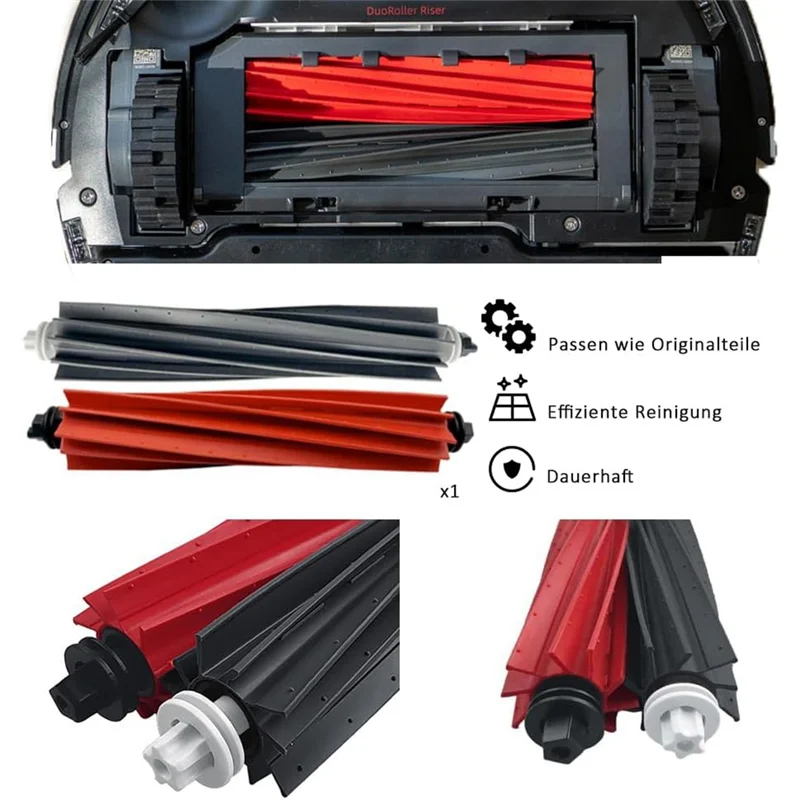 Juego de accesorios para aspiradora Roborock S8 Pro Ultra, 1 sistema de cepillo doble, modelo de cepillos principales