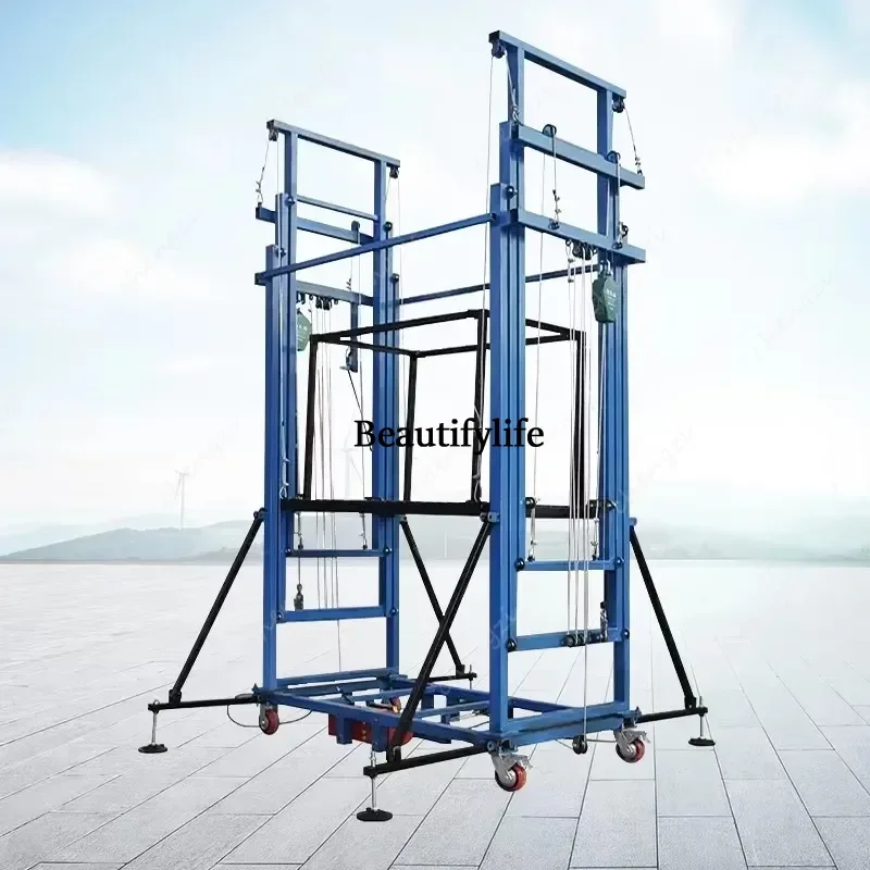 J132 Electric Powered Suspended Working Platform ZLP Construction Gondola Scaffold Lift for Exterior Wall Installation Repair