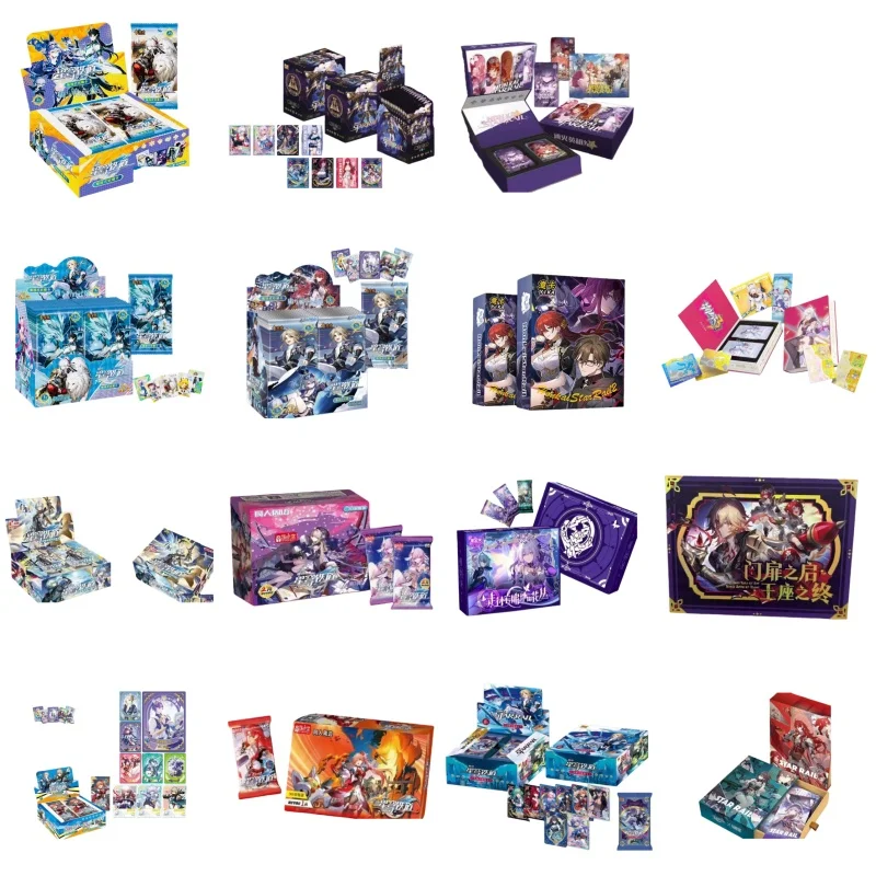 

New Honkai Star Rail Card Cold Stamping Process Metal Card Anime Game Genshin Impact Classic Collectible Card