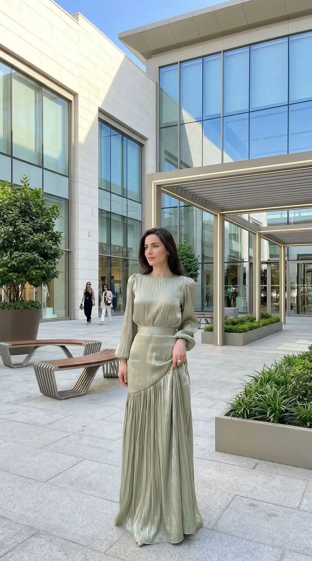 

Eid Abayas for Woman Muslim Dress Pleated Abaya Dubai Kaftan Islam Clothing Caftan Marocain Femme Robe Ramadan Jalabiya Gown New