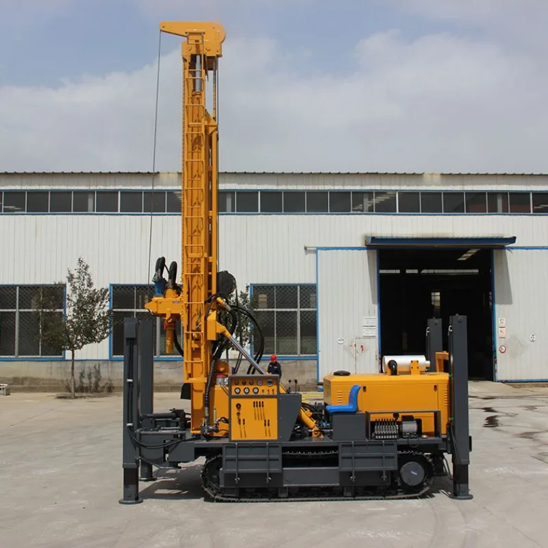 Water and Gas Dual-purpose Crawler Type 800 Meters Deep Water Drilling Deep Borehole Water Well Drilling