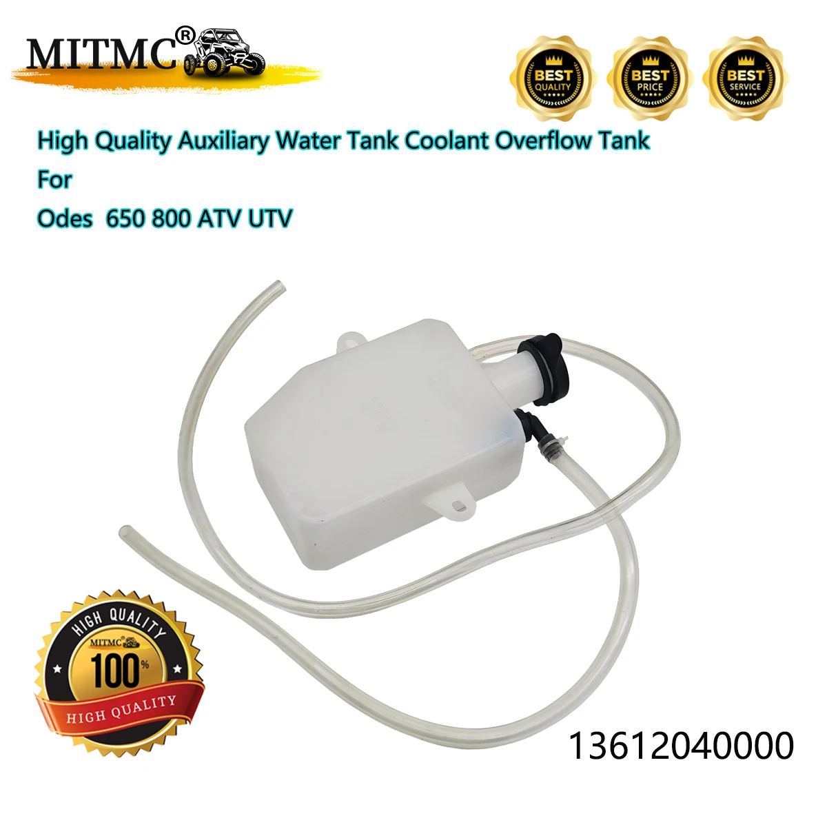 High Quality Auxiliary Water Tank Coolant Overflow Tank For  Odes 650 800 ATV UTV 13612040000