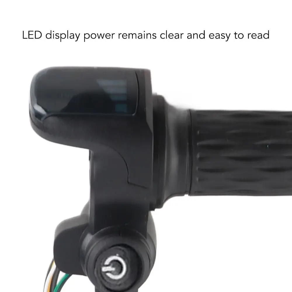 

1 пара универсальных резиновых дроссельных заслонки для электрического велосипеда, ЖК-дисплей, 48 В, поворотная ручка дроссельной заслонки, ручка дроссельной заслонки для скутера, электрический велосипед