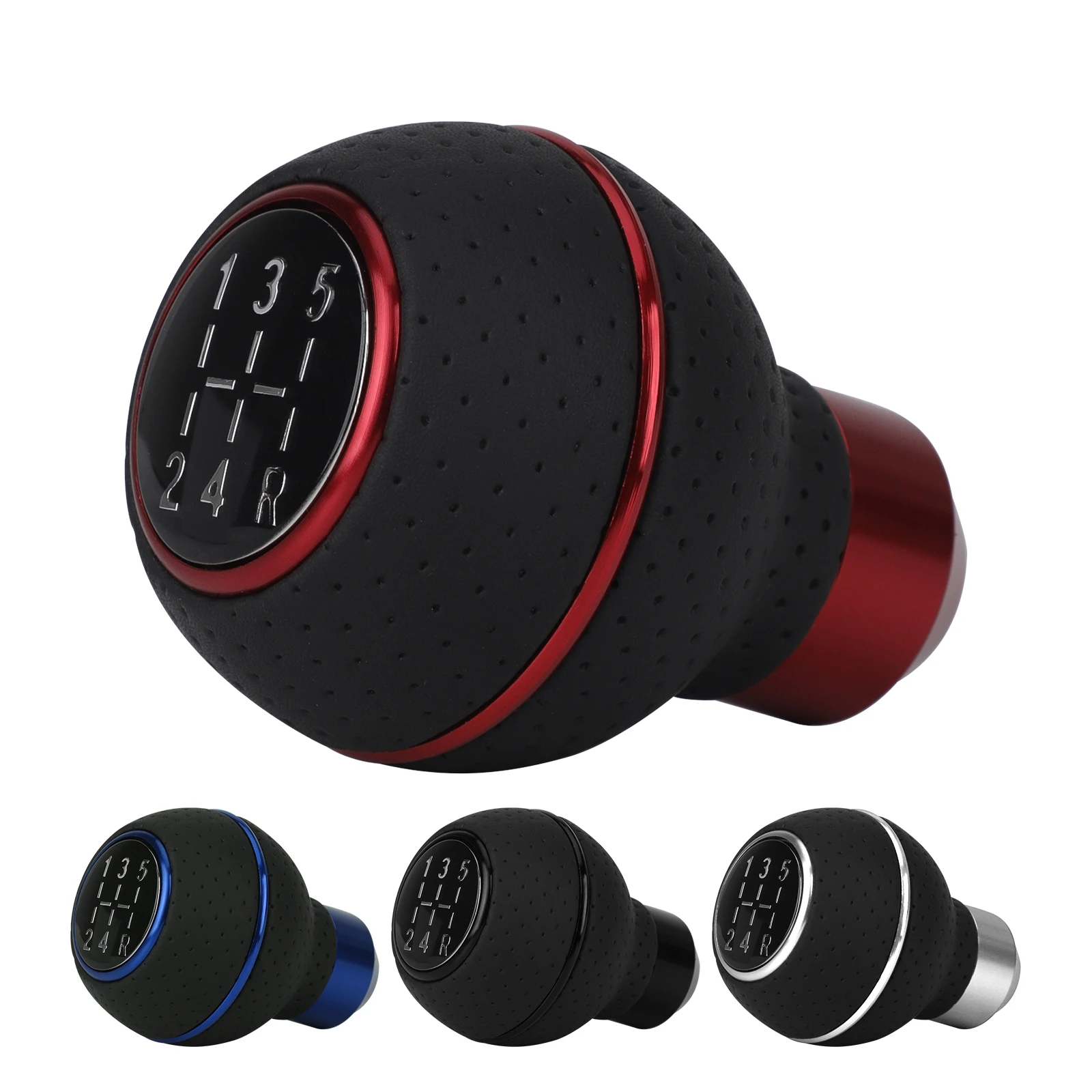 Aluminium 5 Speed Gear Lever Knob Universal M8 M10 M11 M12 Gear Shift Knob For Manual Transmission Ford Focus Mk2 Lada