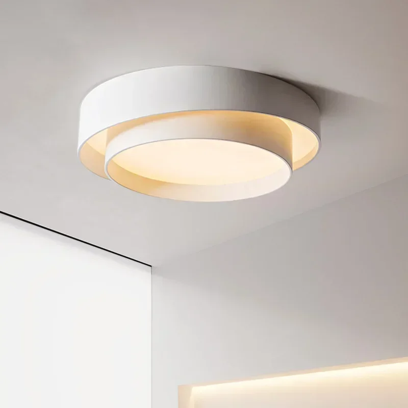 Nordic Modern Ceiling Light LED Simple Lamps For Living Room Bedroom Study Restaurant Home Indoor Round Decor Lighting Fixture