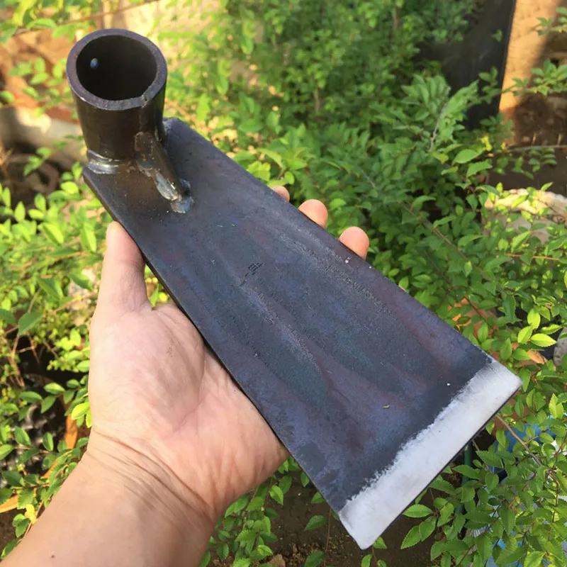 Manganese Steel Hoe: Agricultural Tool for Tilling and Weeding, Heavy-Duty Hoe for Landscaping and Land Clearing