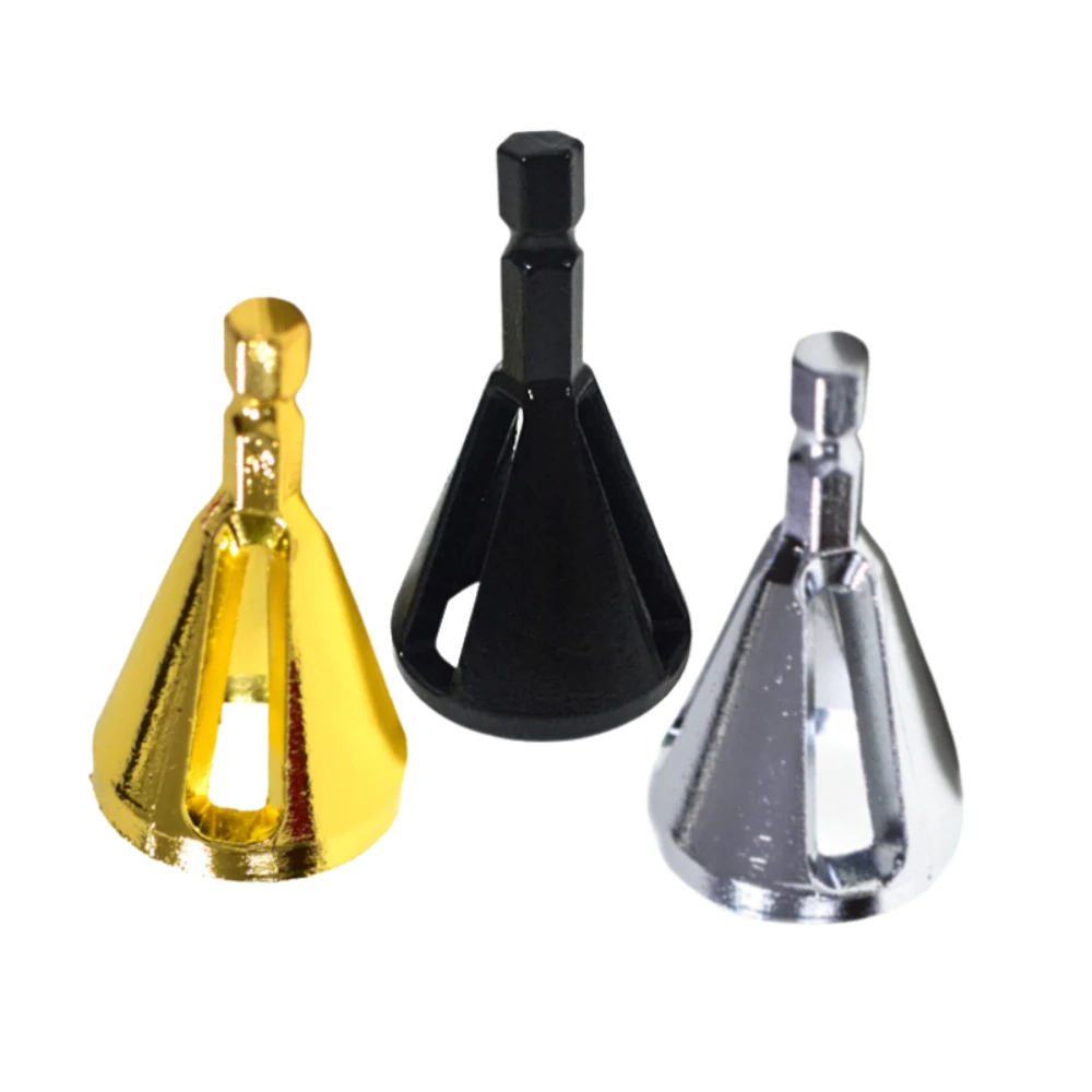 1pc Drill Bit Deburring External Chamfer Tool Hexagonal Handle ScrewRepair Drill Chuck Angle Trimming tool for Various Materials