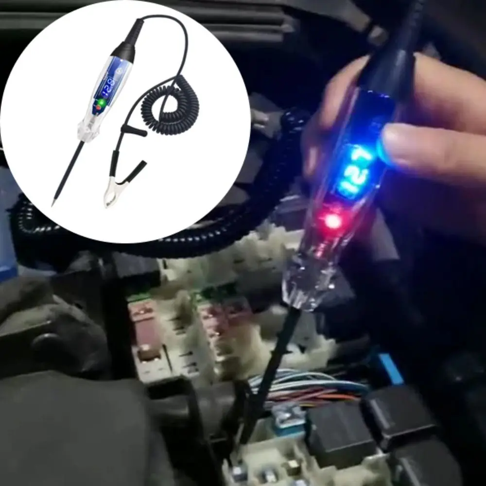 Heavy Duty Automotive Test Light Digital LED DC 3-60V Digital Circuit Tester Auto Bidirectional 3-60V DC