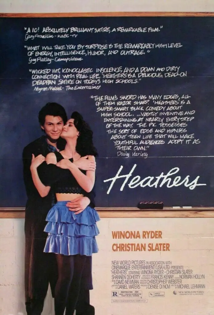 Heathers Movie Print ,Art Canvas Poster For Living Room Decoration ,Home Wall Picture