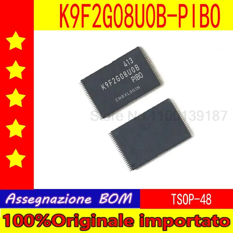 

K9F2G08U0B-PIB0 K9F2G08U0B-PIBO TSOP-48 memory chip K9F2G08U0B