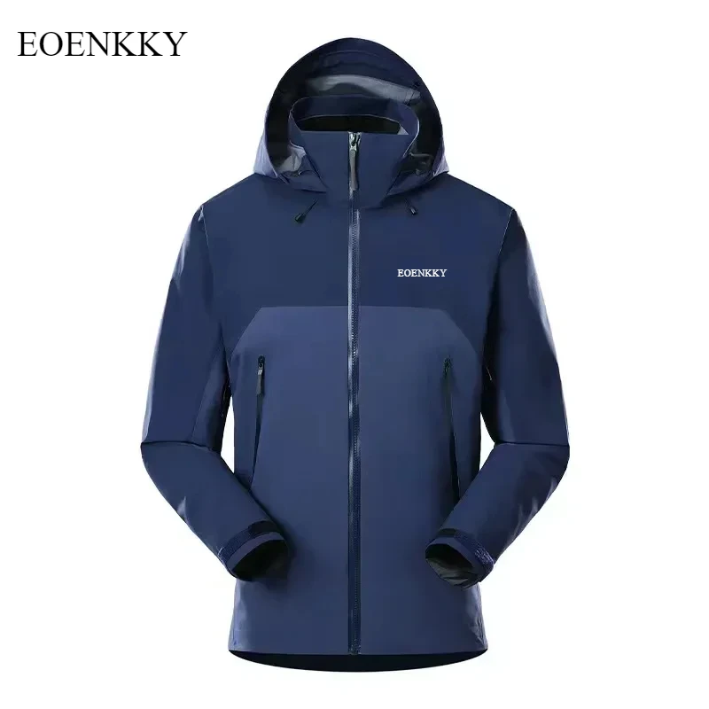 2024 High Quality EOENKKY Beta ar Outdoor Three-layer Hard Shell Men\'s Casual Waterproof Lightweight Mountaineering Jacket