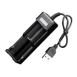 Slots Smart 18650 Charger Lithium Battery Charger for Flashlight Toy 14500 26650 USB Smart Chargering For Rechargeable Batteries