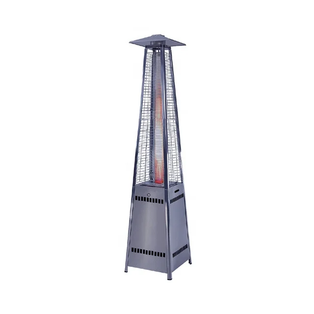14kw Pyramid Outdoor Heater Wood Pellet Stove Patio Heater Heating Stove Party Lamp