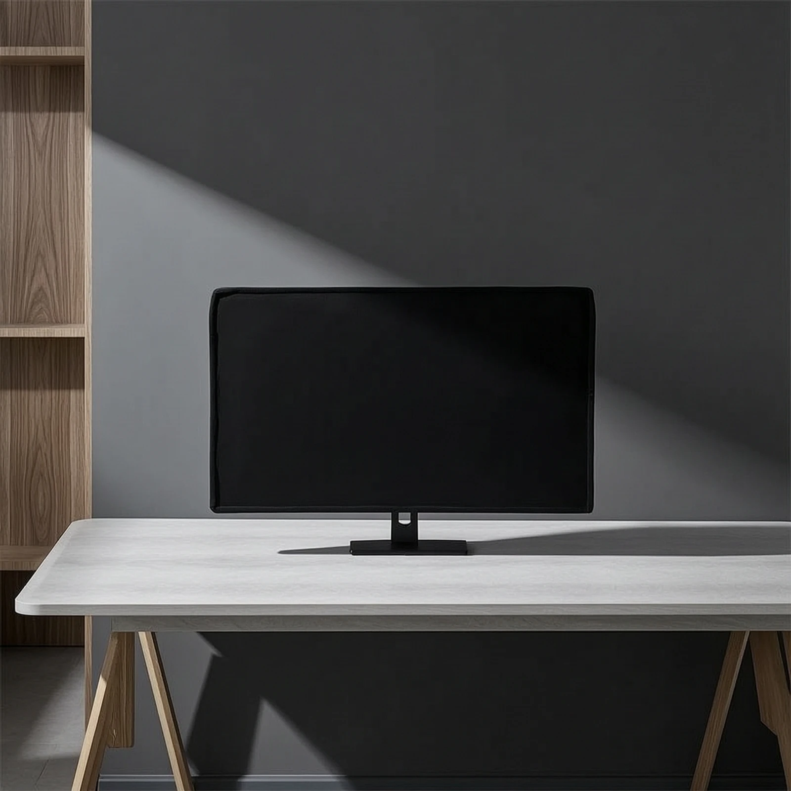 Monitor Dust Cover Dustproof Desktop Monitor Cover Dust Shielding Sleeve Waterproof Long-Lasting for Home Office, Desk